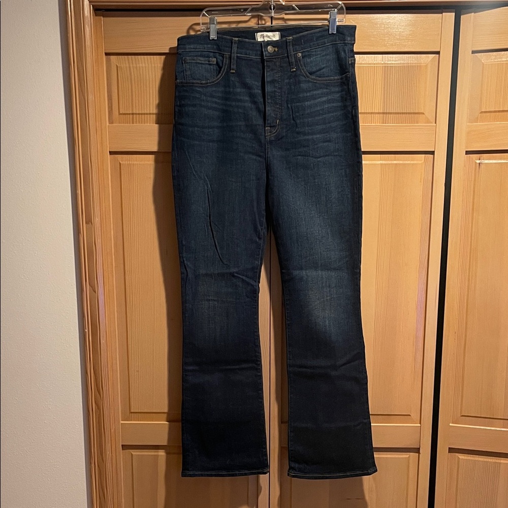 Madewell Women's Deep Indigo Boot Cut Jeans “Skinny Flare”